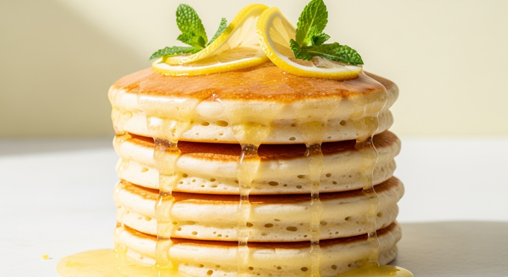 Brighten Mornings with Zesty Lemon Pancakes Delight