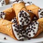 Decadent Cannoli with Ricotta and Chocolate Chips Delight
