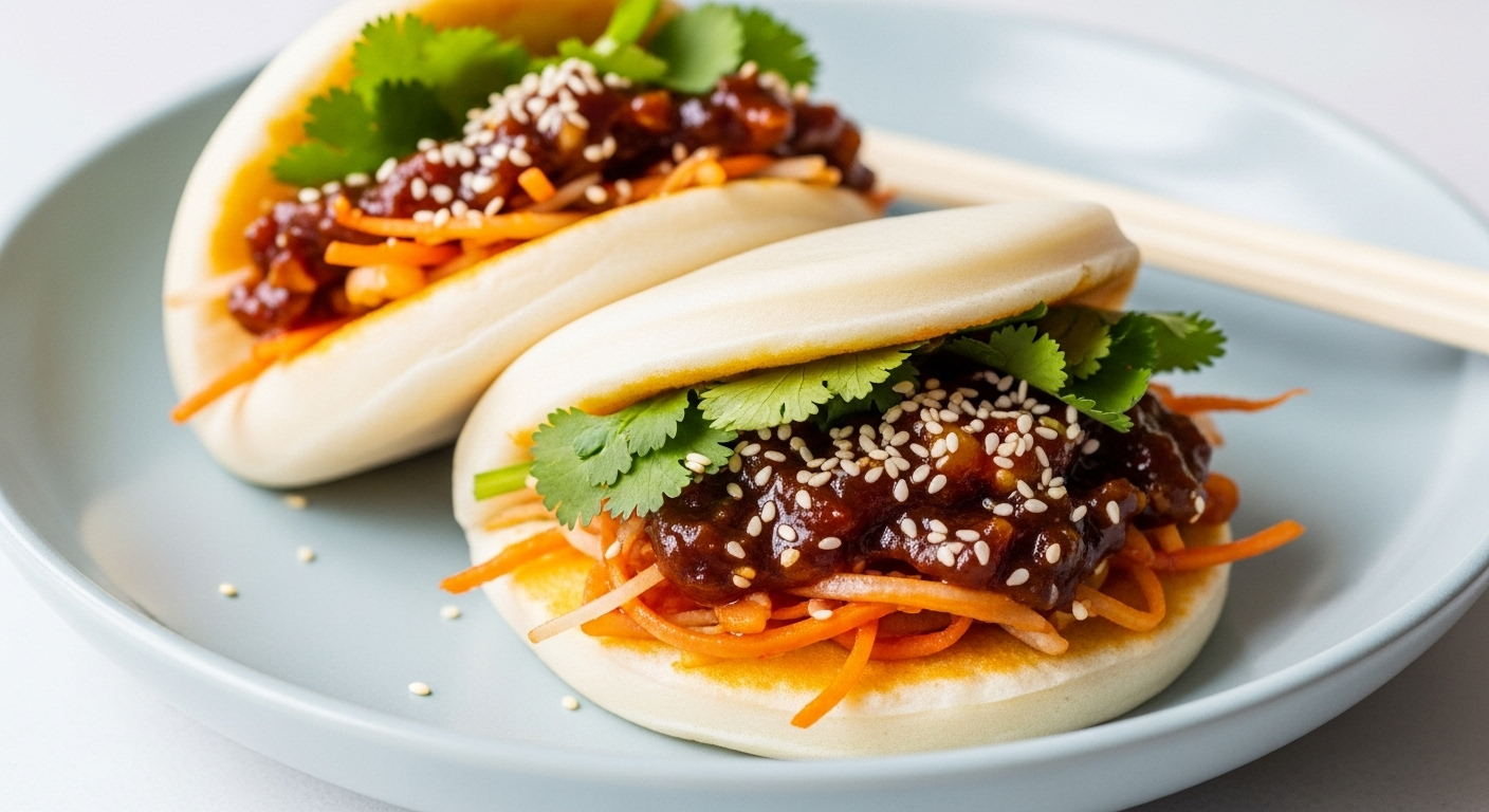 Sweet Chili Tofu Bao Buns Recipe Guide : Deliciously Simple
