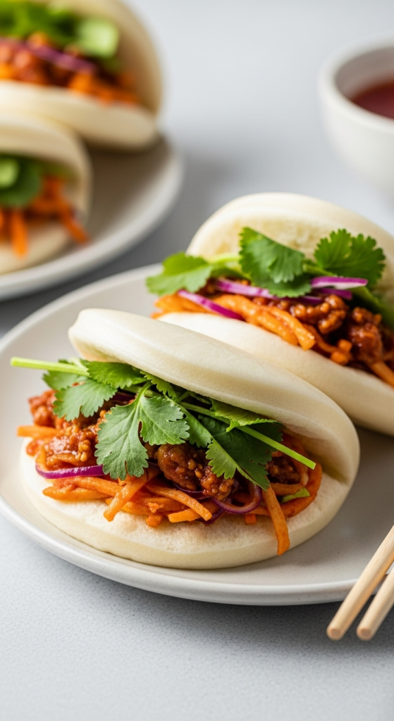 Sweet Chili Tofu Bao Buns Recipe Guide : Deliciously Simple