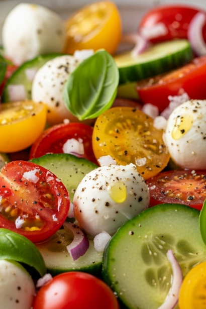 Fresh Flavors: The Ultimate Guide to Tomato Cucumber Mozzarella Salad