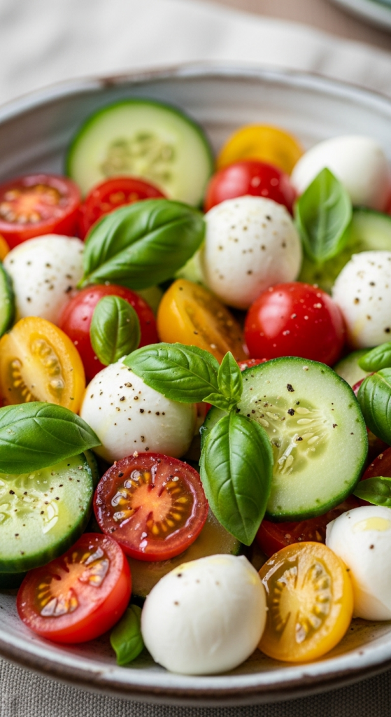 Fresh Flavors: The Ultimate Guide to Tomato Cucumber Mozzarella Salad