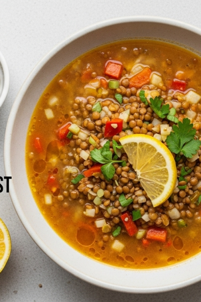 Savor the Best Turkish Lentil Soup with Zesty Lemon Twist
