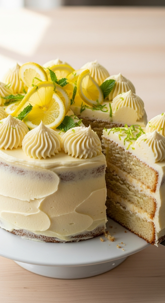 Zesty Italian Lemon Cream Cake: A Citrus Delight Explained