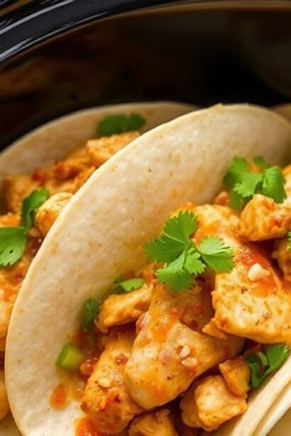 تاكوس دجاج بالكروك بوت: طهي بلا مراقبة، طري ومليء بالنكهات