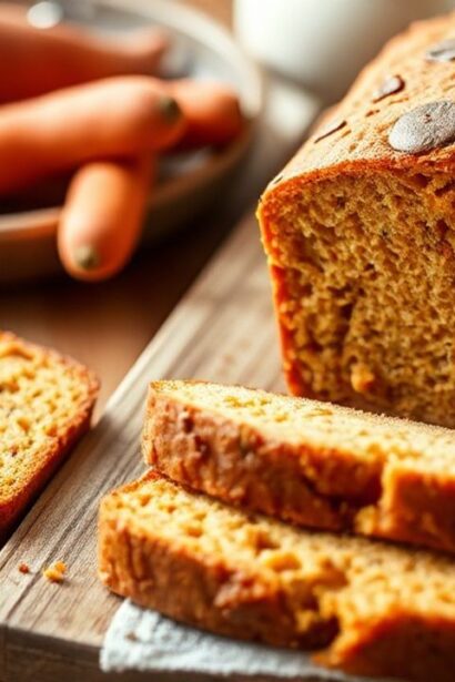 رغيف خبز البطاطا الحلوة السهل، يقدم دفء وراحة منزلية