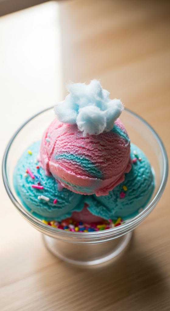 The Magic Behind Cotton Candy Ice Cream: Sweet Swirls