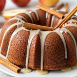 Cozy Autumn Apple Cinnamon Bundt Cake with Maple Glaze Delight