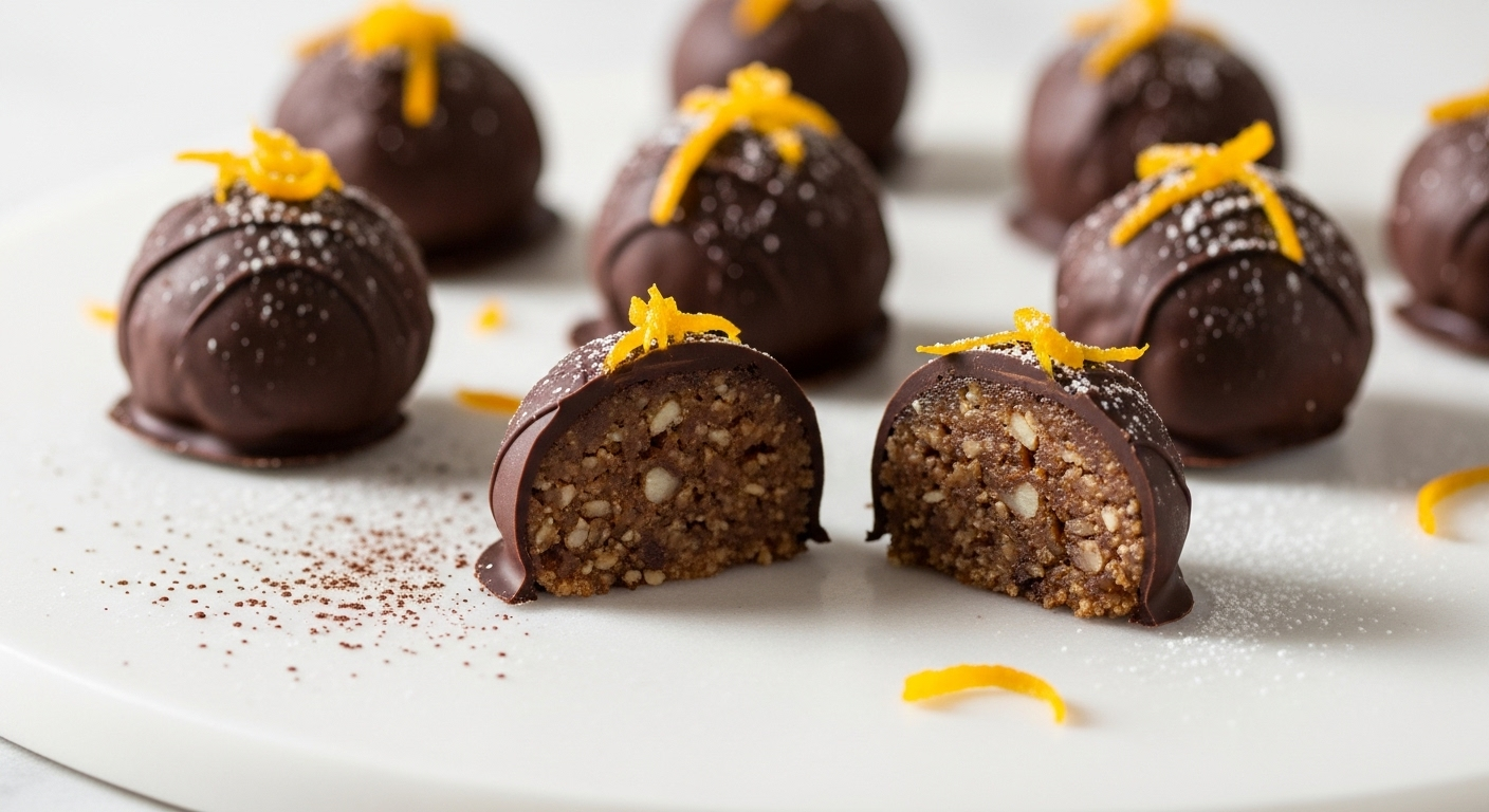 Crafting Healthy Orange Chocolate Bites: Zesty Delight