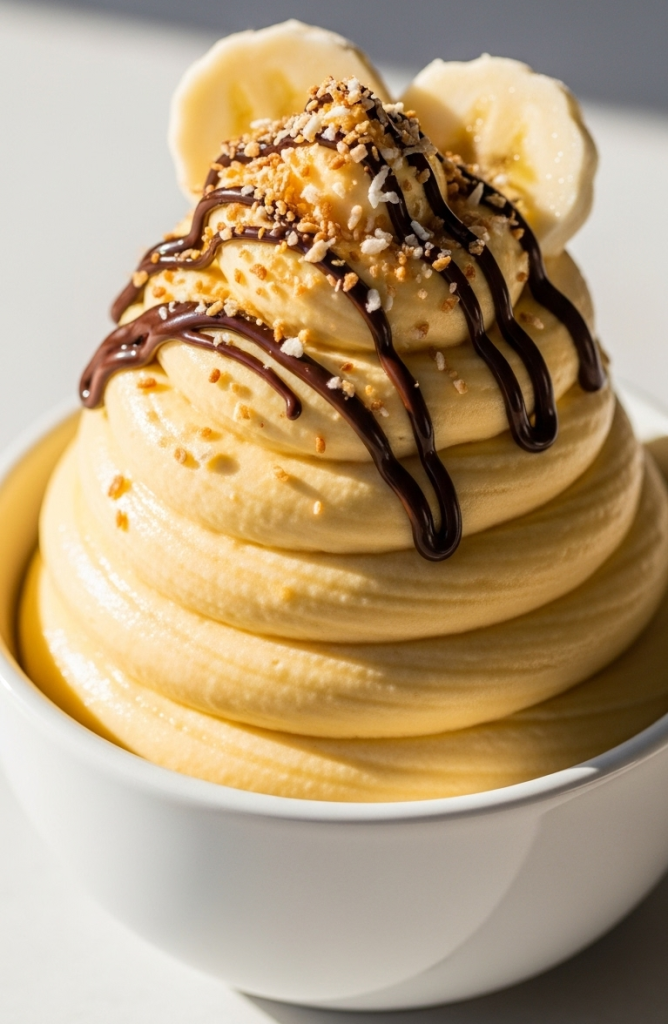 Creamy Healthy Banana “Nice” Cream