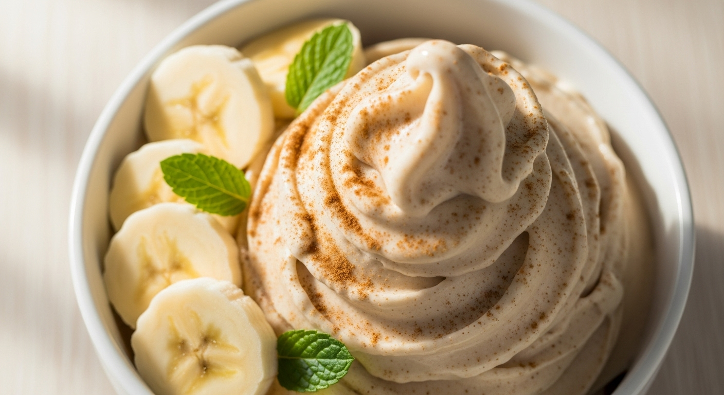 Creamy Healthy Banana “Nice” Cream