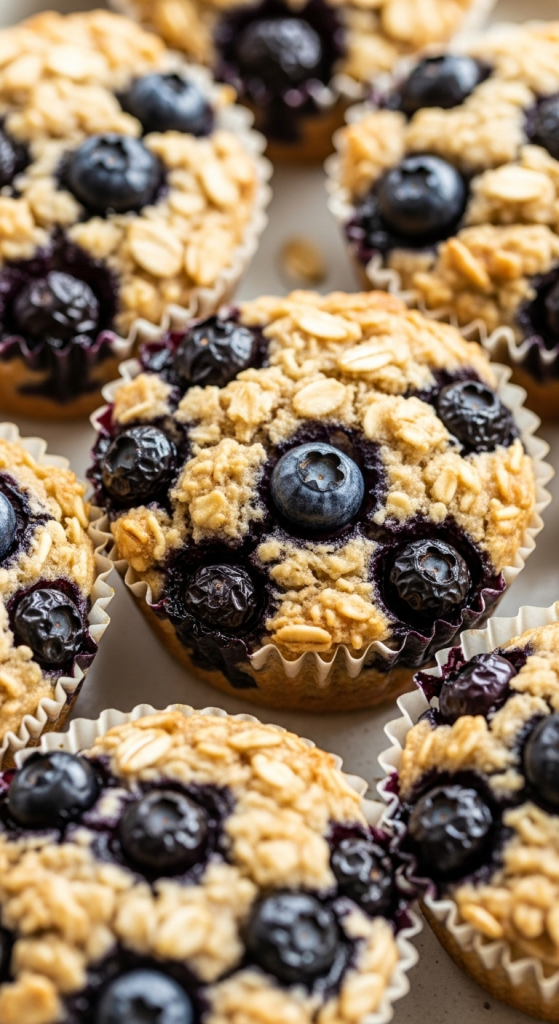 Delicious Baked Blueberry Oatmeal Cups: Easy & Nutritious