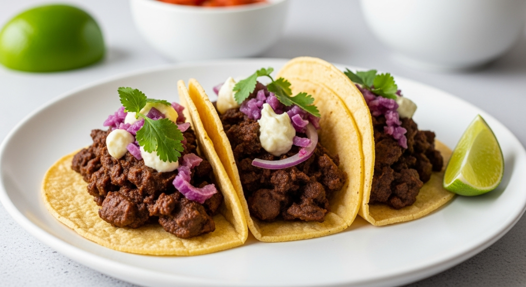 Delicious Birria-Style Braised Beef Tacos: Blissful Every Bite