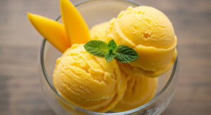 Easy 3-Ingredient Mango Sorbet