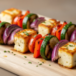 Halloumi Veggie Skewers