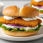 Heavenly Classic Fried Fish Sandwiches with Tartar Sauce: Crispy & Cozy