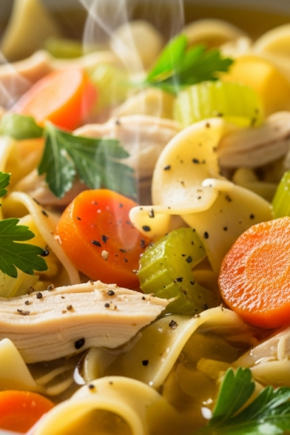 Crafting The Perfect Homemade Chicken Noodle Soup : Healing in a Bowl