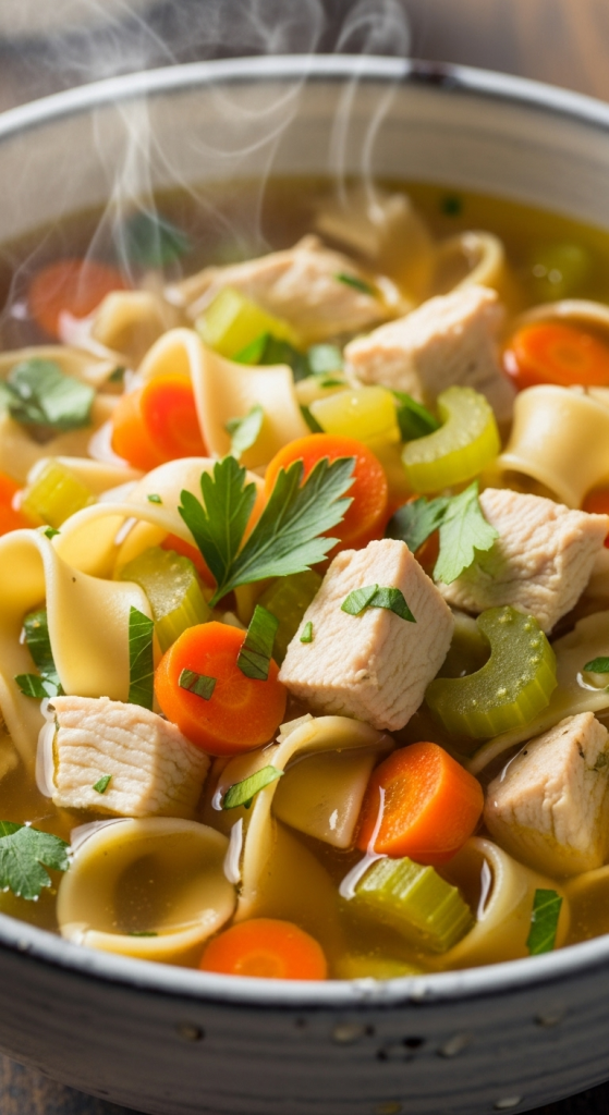 Crafting The Perfect Homemade Chicken Noodle Soup : Healing in a Bowl
