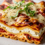 Homemade Italian Lasagna with Ricotta