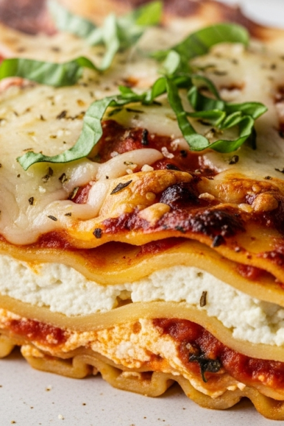 Homemade Italian Lasagna with Ricotta