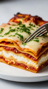 Homemade Italian Lasagna with Ricotta