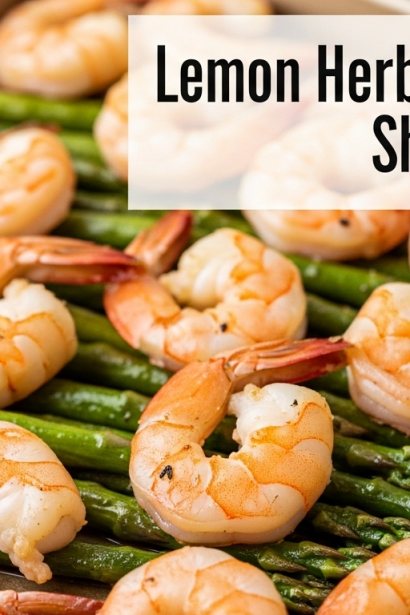Zesty 20-Minute Lemon Herb Shrimp & Asparagus Sheet Pan Delight