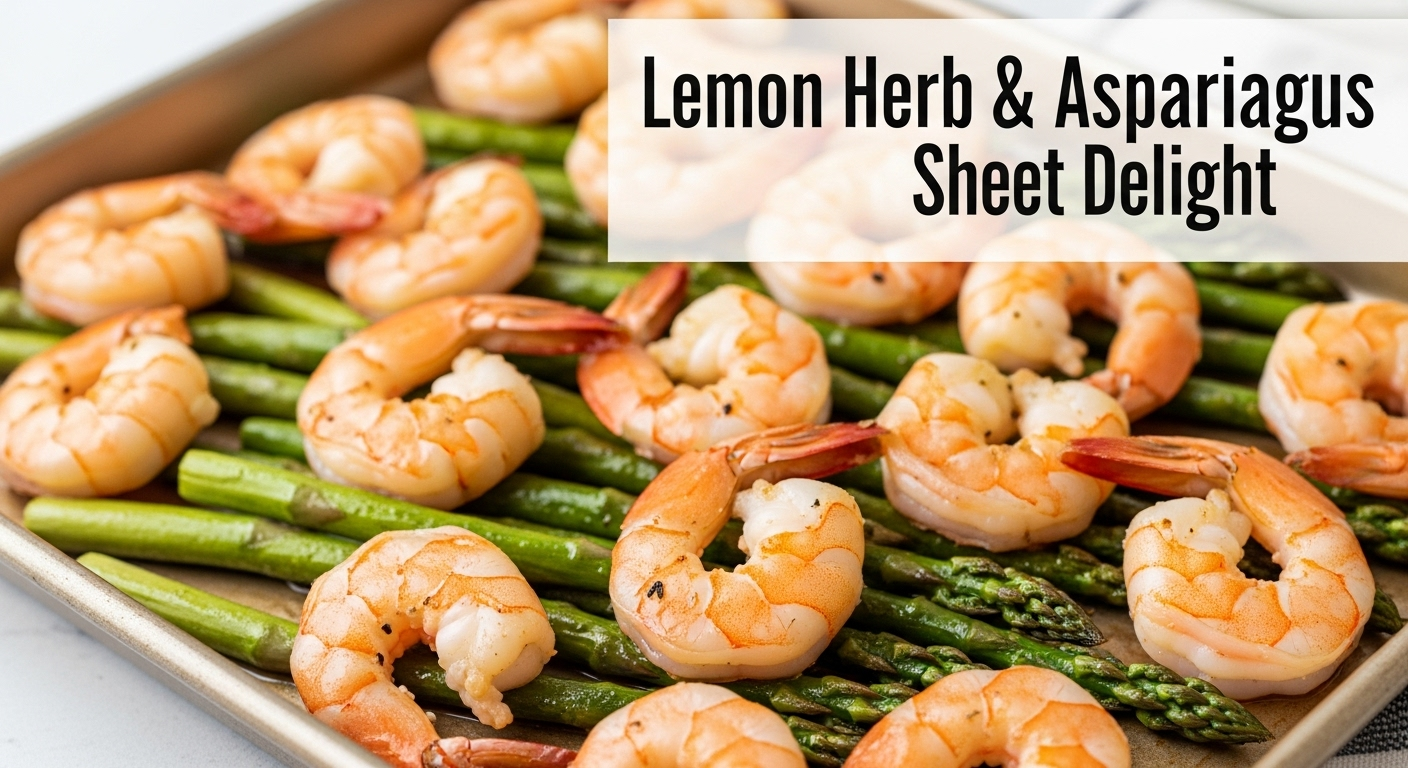 Zesty 20-Minute Lemon Herb Shrimp & Asparagus Sheet Pan Delight