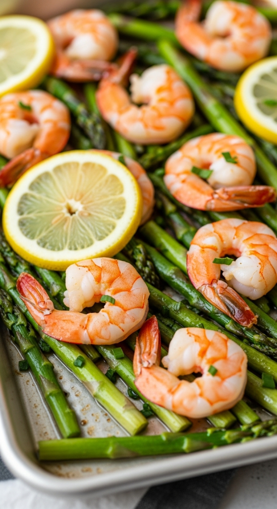 Zesty 20-Minute Lemon Herb Shrimp & Asparagus Sheet Pan Delight
