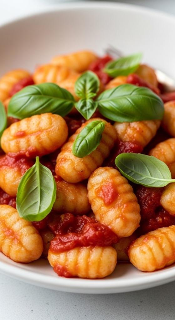 Pillowy Potato Gnocchi Meets Easy Tomato-Basil Bliss