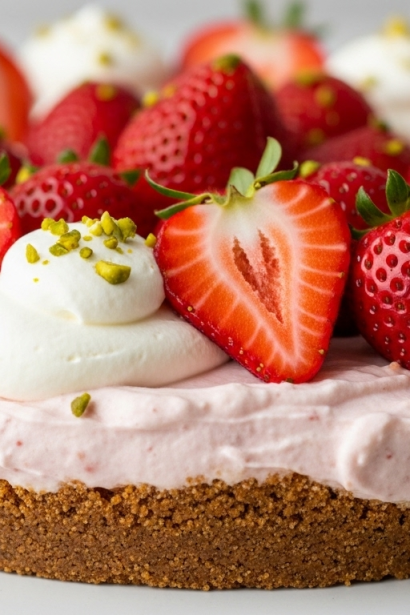 Strawberry Icebox Pie