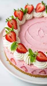 Strawberry Icebox Pie