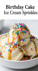Celebrate Delight: The Magic of Birthday Cake Ice Cream Sprinkles