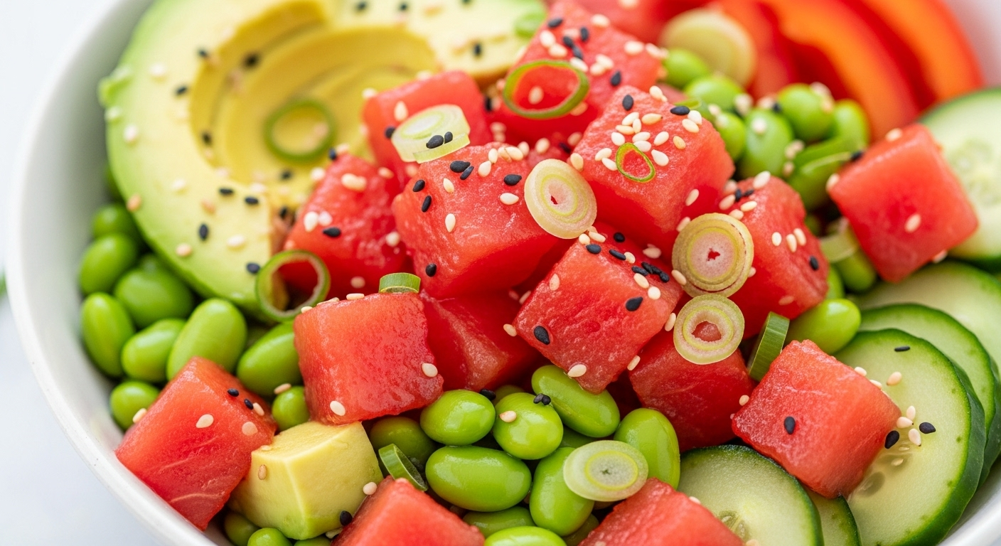 The Rise of Watermelon Poke Bowls: Easy and Aromatic