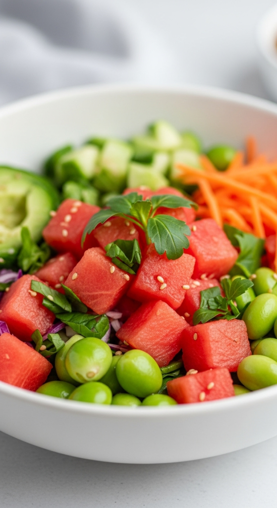 The Rise of Watermelon Poke Bowls: Easy and Aromatic