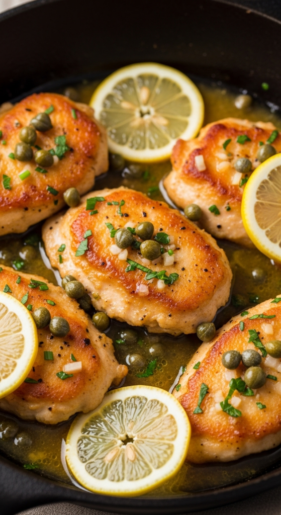 Zesty 20-Minute Skillet Chicken Piccata Quick & Delicious