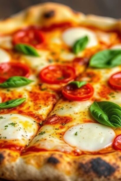 بيتزا ديافولا حارة مع شرائح سلامي وفلفل حار وجبنة ذائبة