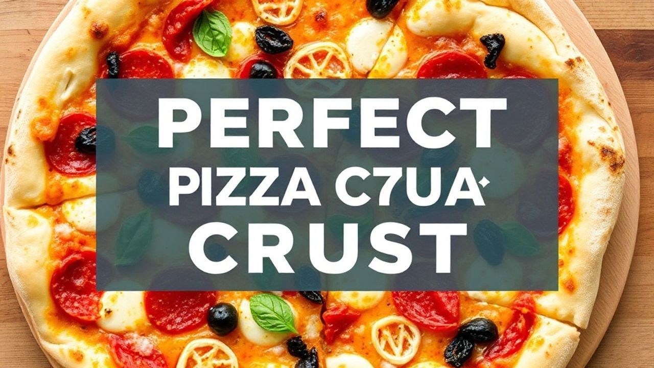 قشرة بيتزا مثالية ذهبية وهشة، نتيجة وصفة سهلة ومضمونة