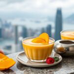 حلوى مانجو هونغ كونغ كريمية ناعمة، لمسة فخمة من الإغراء (المانجو بودينغ)