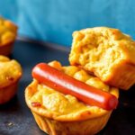 كورن دوج مافنز شهية: لقيمات مقرمشة بجبن ذائبة ونكهة كلاسيكية تُمزج بشكل irresistible لتتحقق.