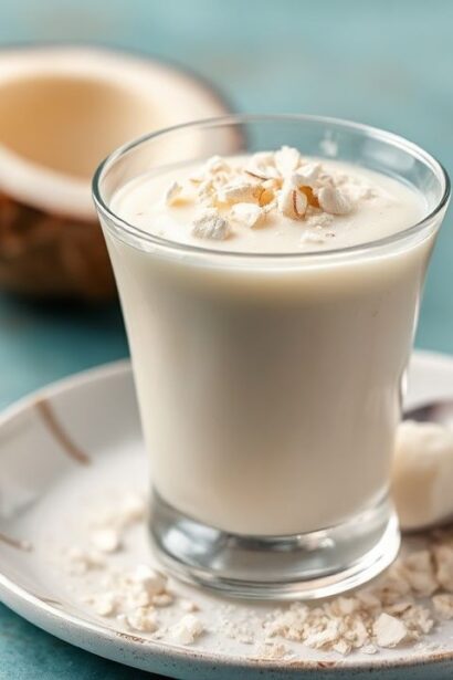 حلى تارو جوز الهند الكريمي الحلو والناعم، استمتع بديلايت بودنغ تارو كوكو كريم.