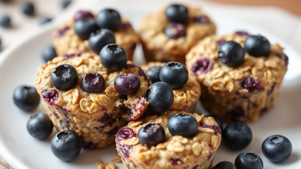 Delicious Baked Blueberry Oatmeal Cups: Easy & Nutritious