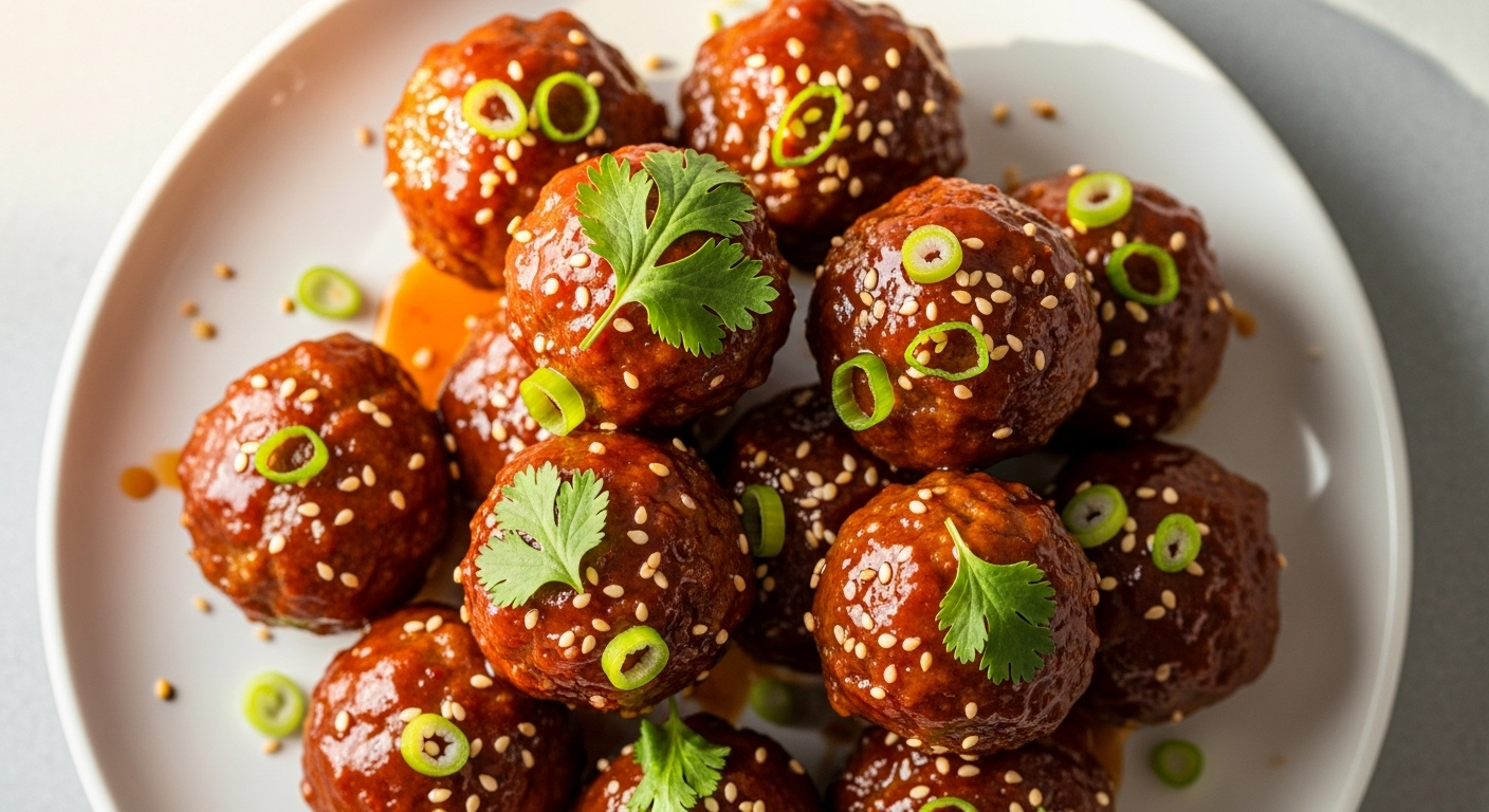 15-Minute Irresistible Honey Sriracha Glazed Meatballs Recipe: Sweet Heat