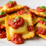 Quick & Crispy: 15-Minute Pan-Fried Ravioli with Marinara