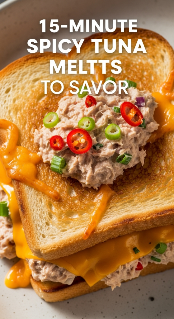 15-Minute Spicy Tuna Melts to Savor: Quick & Fiery