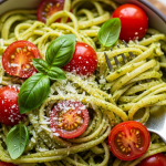 20-Minute Pesto Pasta with Cherry Tomatoes: Quick & Easy