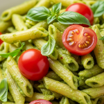 20-Minute Pesto Pasta with Cherry Tomatoes