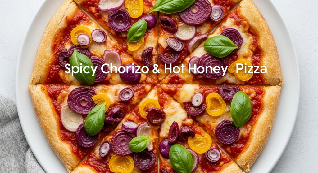 Amazing Spicy Chorizo & Hot Honey Pizza: Fiery Flavors Unite