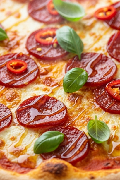 Amazing Spicy Chorizo & Hot Honey Pizza: Fiery Flavors Unite