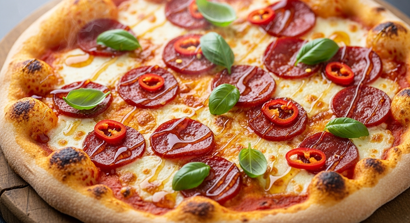 Amazing Spicy Chorizo & Hot Honey Pizza: Fiery Flavors Unite