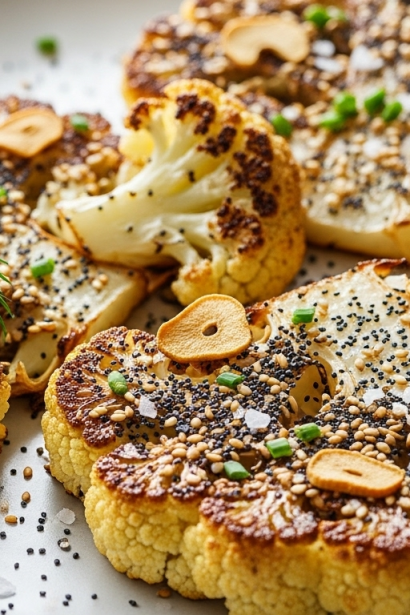 Everything Bagel Cauliflower Steaks: Incredible Flavorful Twist
